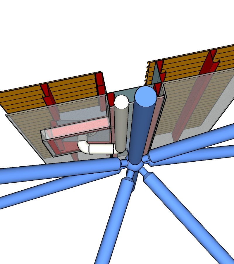 3D design integration with building structure